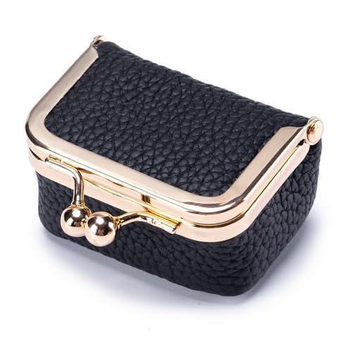 MAYCREATE® Small Jewelry Box Organizer Case for Rings, Dainty Necklace and Bracelet, Clasp Lock, Fashion Textured PU Jewelry Box Empty Jewelry Gift Box, Black, 2.6x1.77x1.37'' MAYCREATE® Small Jewelry Box Organizer Case for Rings, Dainty Necklace and Bracelet, Clasp Lock, Fashion Textured PU Jewelry Box Empty Jewelry Gift Box, Black, 2.6x1.77x1.37''